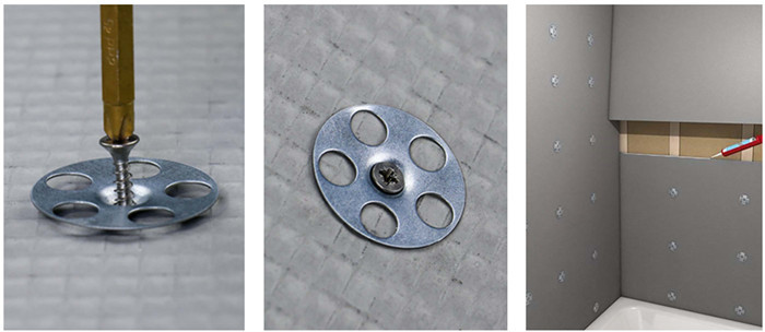 Easy Install Rigid Flat Washer Fixing Construction Boards To Frames