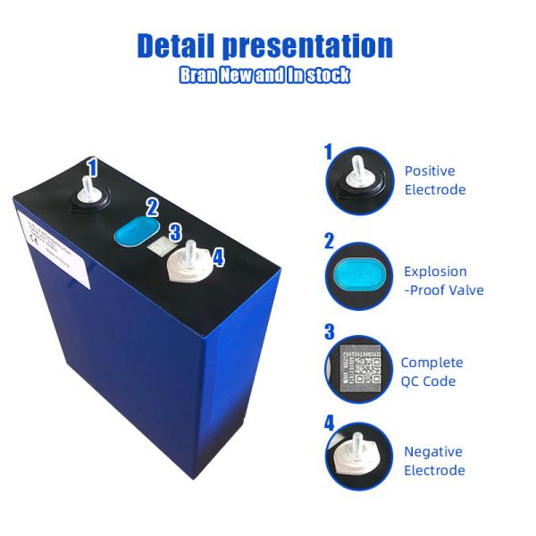 Grade A Lifepo4 Battery Cell 3.2v 50ah 100ah 200ah 230ah 280ah 304ah 310ah For