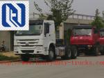 EuroII Sigle Sleeper Sino Truck 10 Wheel Tractor Head 371hp Prime Mover Right