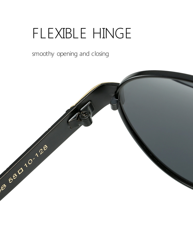 Round Mens Luxury Sunglasses BSCI Polarized Outdoor Sports Men Driving