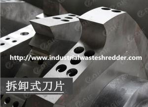China Solid Metal Shredder Spare Parts Integral Blades High Hardness Anti - Oxidation wholesale