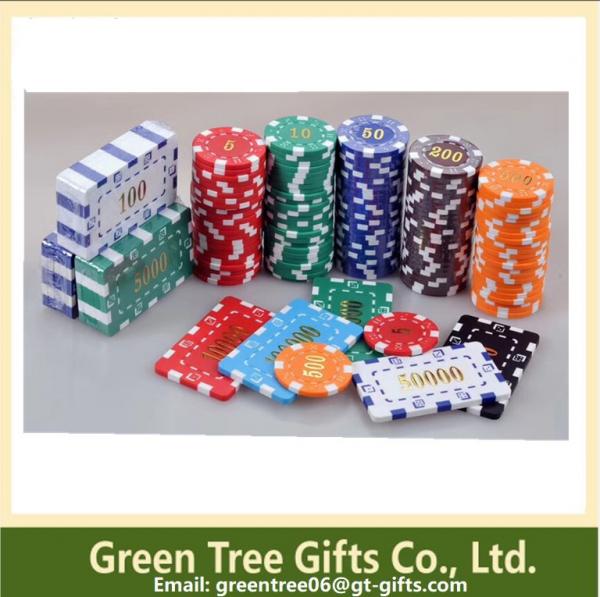 Quality 300pcs per set 11.5g PS Poker Chip/ dice poker chip for gambling house for sale