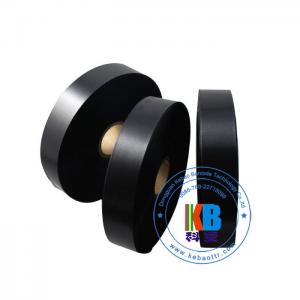 China Black satin printed woven edge grosgrain satin ribbon for Garment Label ribbon printer printing machine wholesale