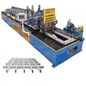China Suspended Ceiling Grid Keel Roll Forming Machine With 0.3mm-1.0mm Aluminum Metal wholesale