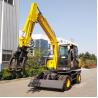Buy cheap Heavy Duty Construction Equipment Wheeled Excavator Rotary Wheel Wood Grabber from wholesalers
