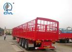 CIVL New 3 Axles High Column Frame Cargo Semi Trailers For Poultry Transportatio