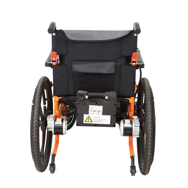 High Back Comfort Electric Wheelchair Lead Acid Battery 4 Wheel Scooter Portable