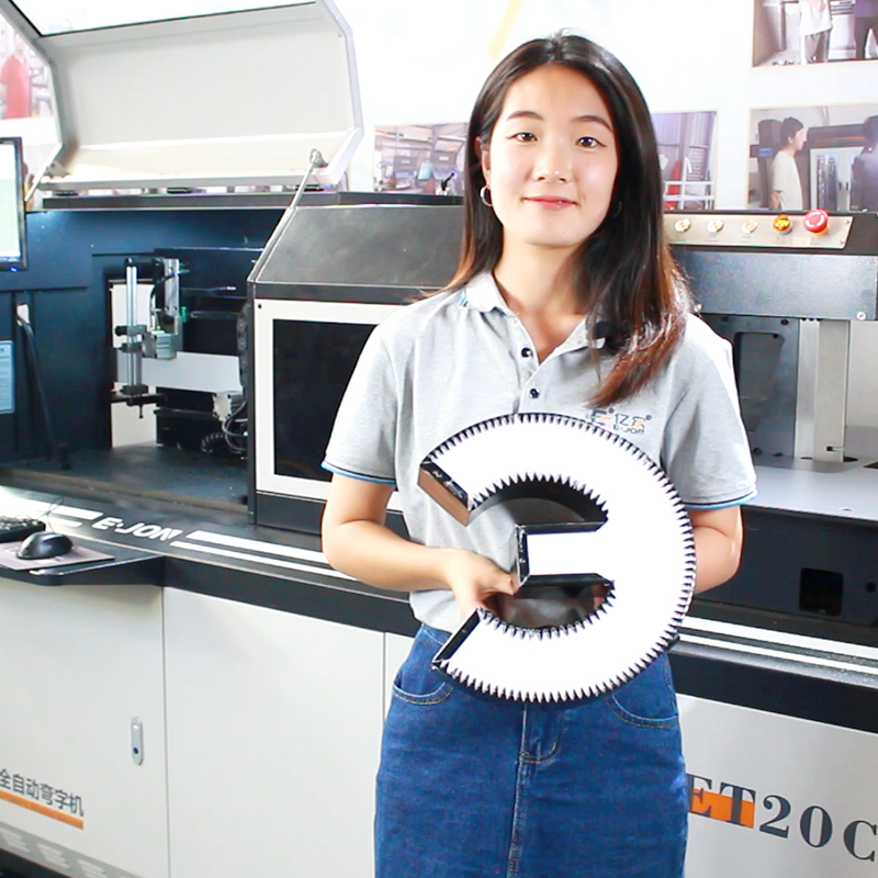 EJON ET20C Perfect Notch Automatic V-Cut 3D Channel Sign Machine for Aluminum Plate