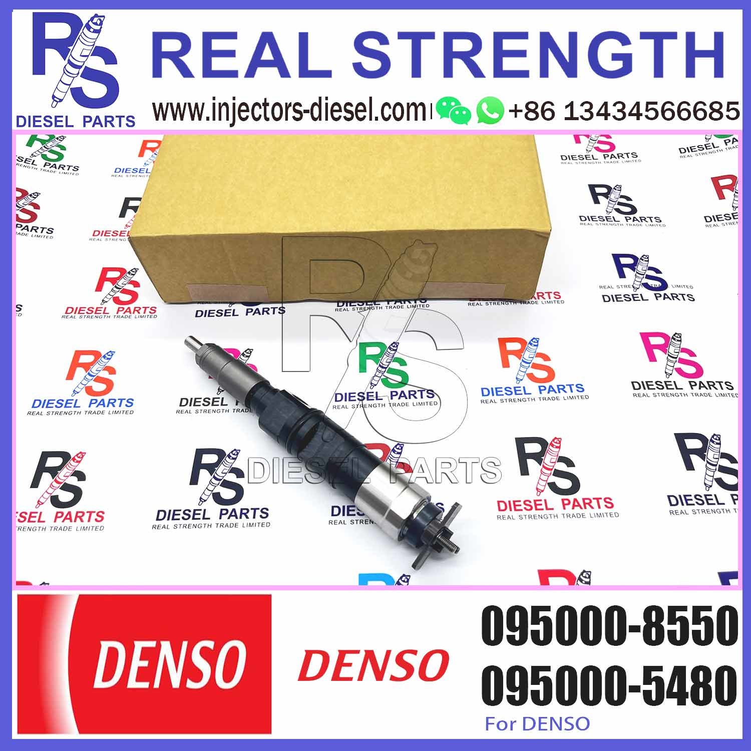 Hot sale common rail diesel injector 095000-8550 or fuel injector 095000-8550 for engine 6090T