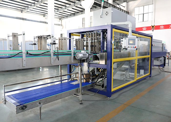 Beverage Bottle Pe Film Wrapping Machine Industrial Grade