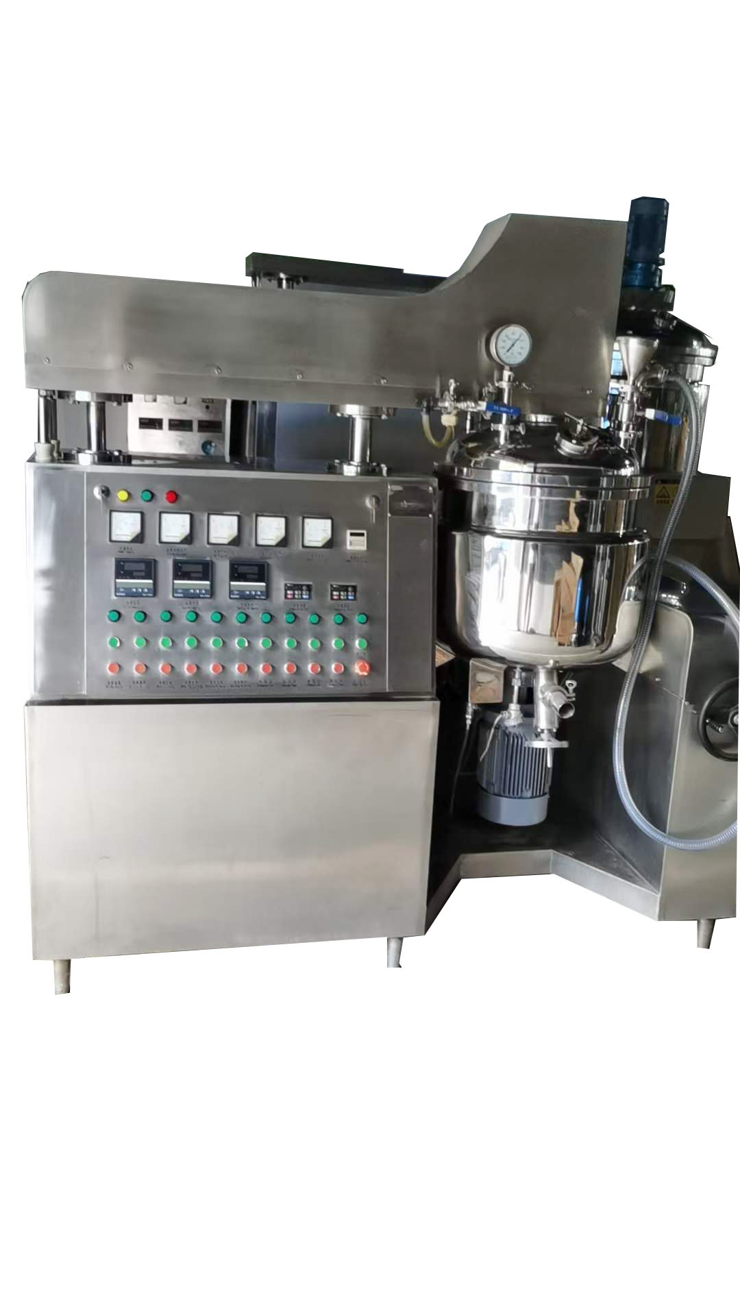 220V 380V Viscous Fluid Cosmetic Emulsifier Mixer For Industrial