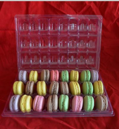 macaron cakes cookies PET PVC plastic blister thermoforming vacuum clear
