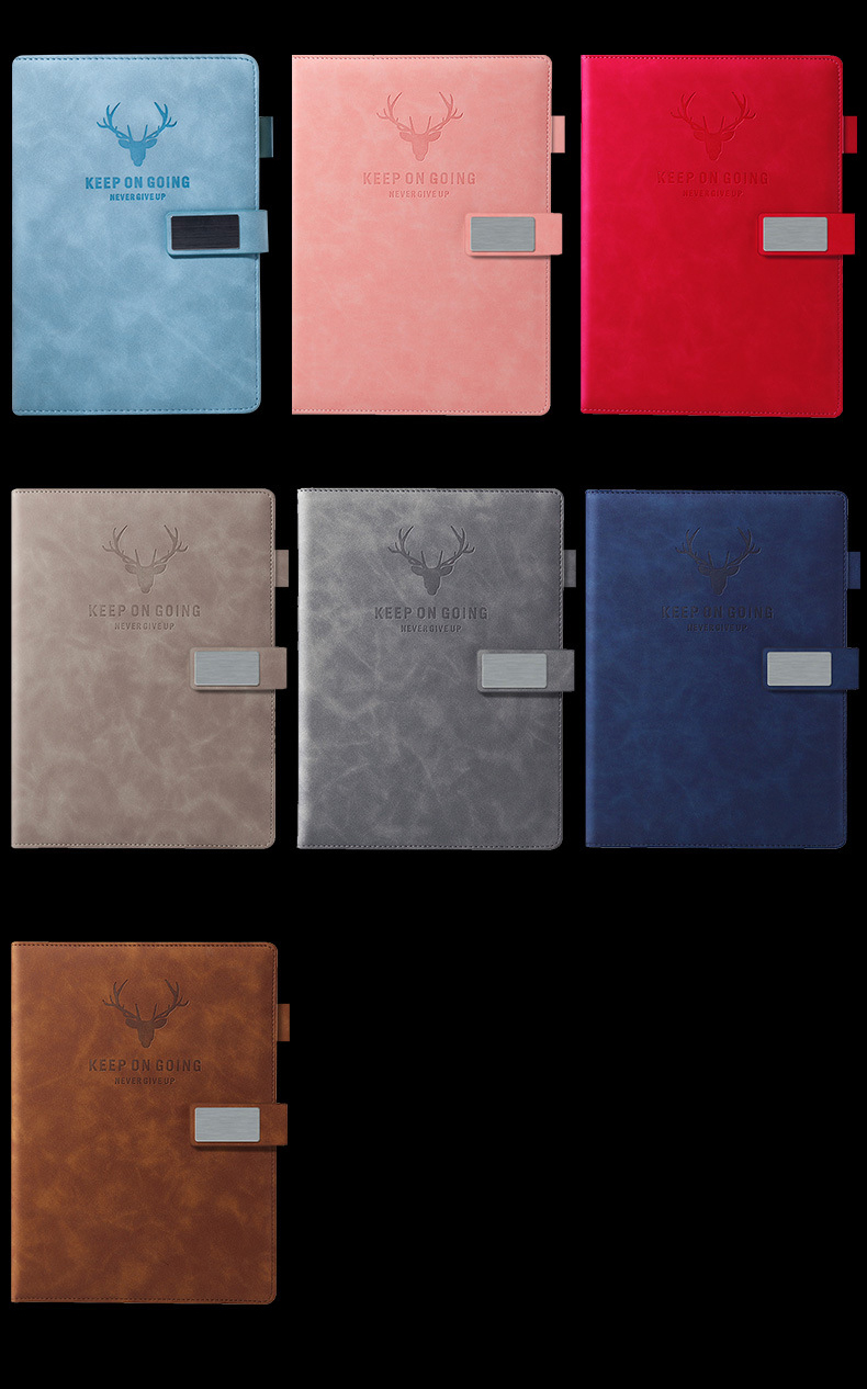 Personalized Custom Logo Pu Leather A5 Size Notebook Cover Custom Color and Promotion