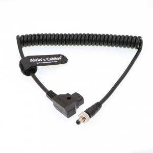 China ATOMOS Coiled Power Cable Locking DC 5.5 2.1 To D Tap For  PIX-E7 wholesale