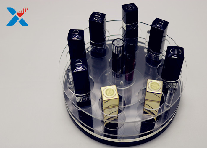 Multi Function Acrylic Makeup Organiser Round 360 Rotating Lipstick Holder
