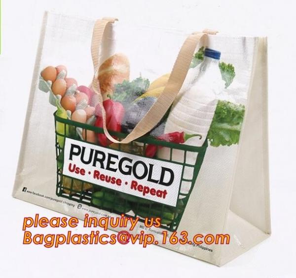 50kg Big Matte Starry Lamination PP Woven Shopping Bag With Zipper,Supermarket shopping environmental reusable carrefour