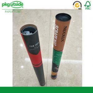 China Long Large Cardboard Postal Packaging Tubes 100% Recycled For Shipping wholesale