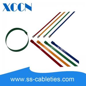 China Self Locking Metal Detectable Cable Ties , High Temperature Cable Ties UV Rated wholesale