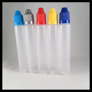 China Electronic Cigarette Liquid 30ml Unicorn Bottle With Colorful Cap Screen Printing wholesale
