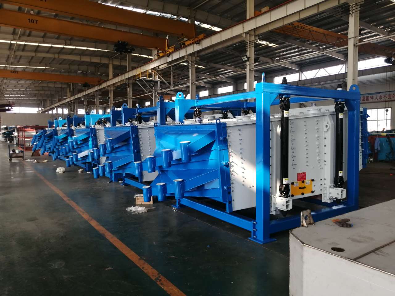 1-50tph Capacity 5-Layer Quartz Sand Vibrating Screen with 2-120mesh Screen Mesh