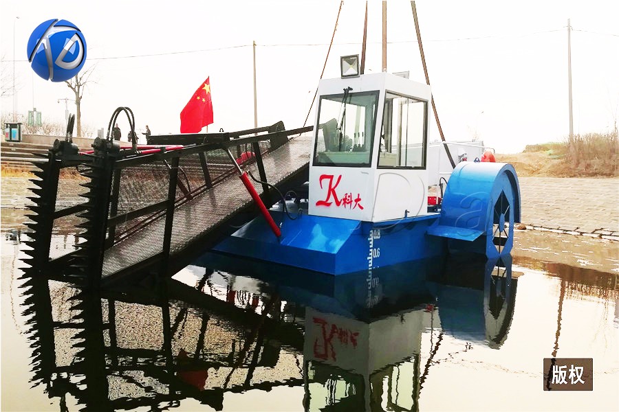 3000m2 1m Boat Trash Skimmer Boat Weed Grass Aquatic Plant Reed Harvester