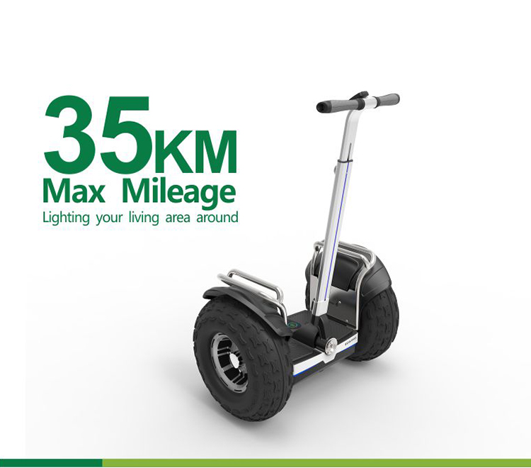 Self Balancing Adult Powerful Electric Scooters Two Wheel Patrol Use 2400w