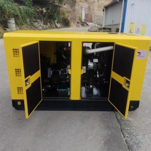 China 4 Cylinder Water Cooled Diesel Generator Quiet Diesel Backup Generator For 110kVA Power Backup wholesale