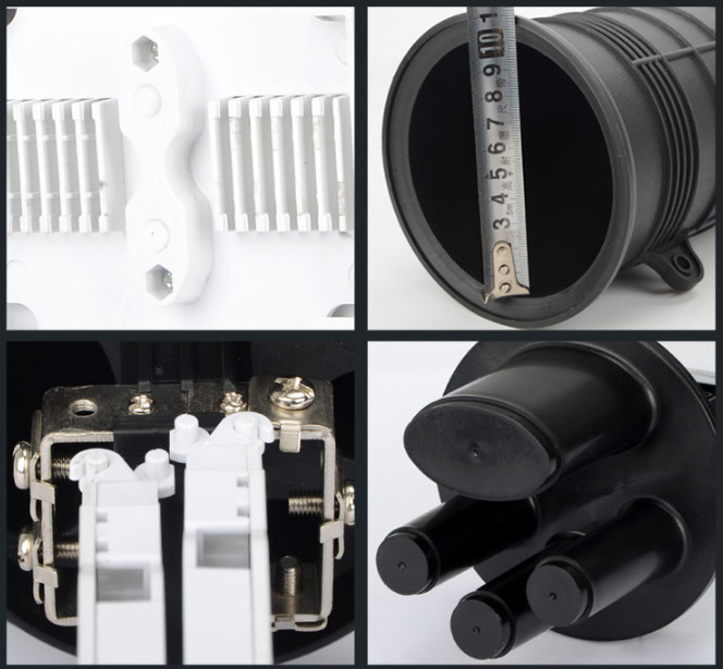 1 In 3 Out Heat Shrinkable Joint Closure 24 Core FOSC Dome Type
