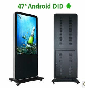 32" inch floor stand rotating LED monitor digital wifi AD totem signage player display