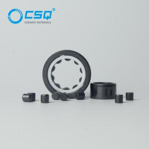 China Nu 205 NU 202 Nu 206 Ceramic Roller Bearings SSiC Races Balls PTFE Caged on sale