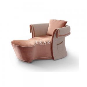 China Modern Design Fabric Velvet European Style Chaise Lounge Chair wholesale