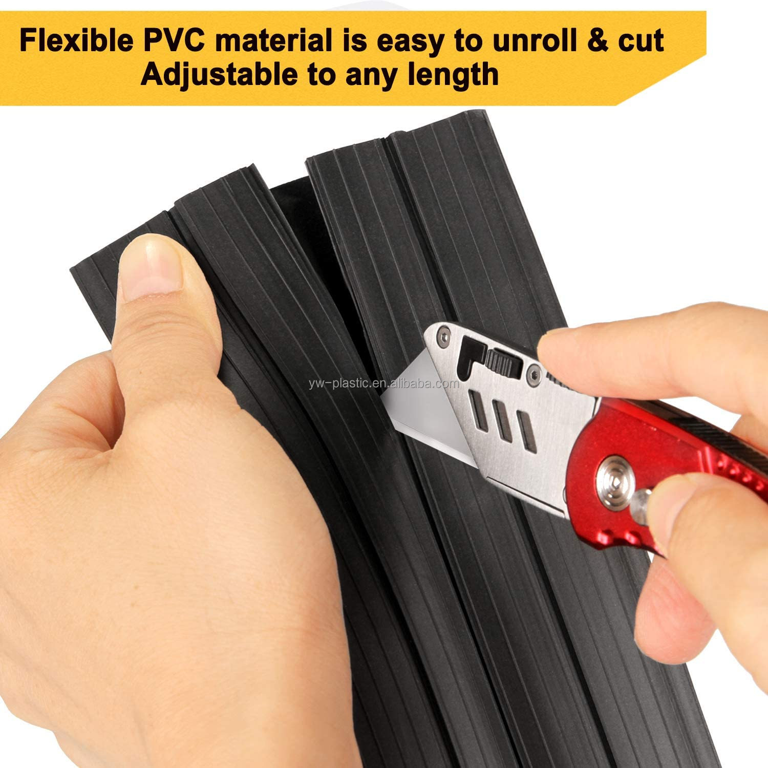 Cutting Service Cable Management Floor Cord Wire Hider and Concealer for Water Function