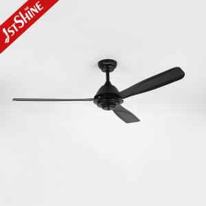 China Patio 52 Inch Industrial Metal Blade Ceiling Fan With Remote Control on sale