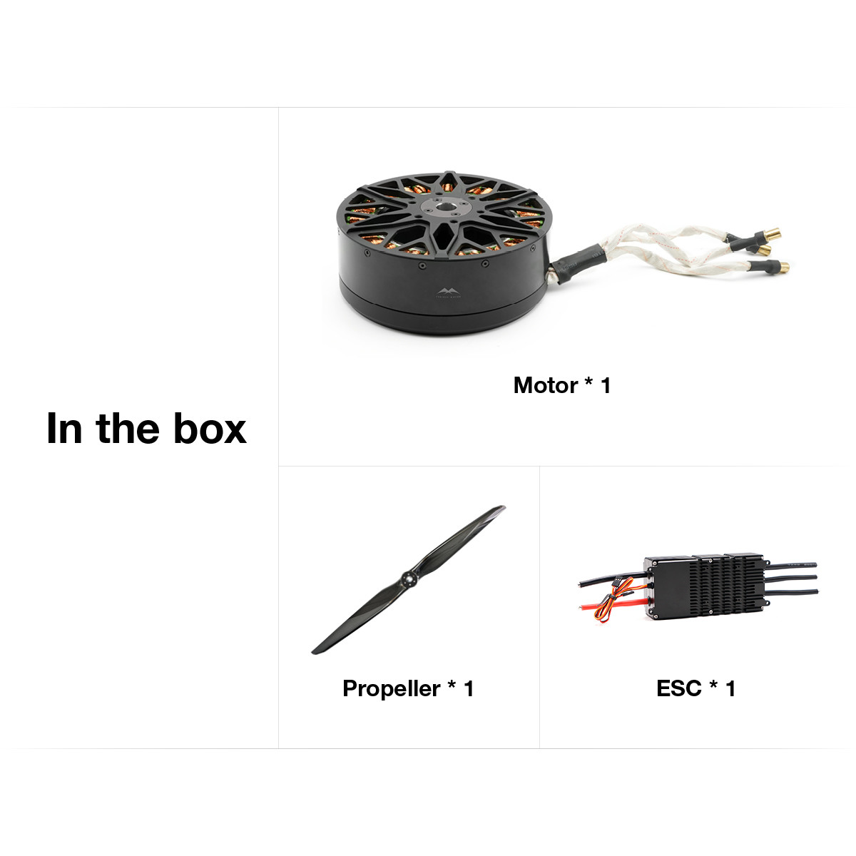 56kg Thrust Drone Propulsion With 15060 Brushless DC Motor And 24S 200A ESC 45'' Propeller