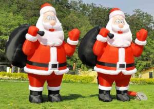 China Blow Up Santa Claus Great Christmas Decoration Outdoor Backyard Fun Inflatable Santa wholesale