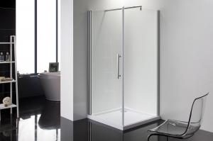 China Square 6m Door Thickness Shower Enclosures Bathroom Shower Stalls Stripe Glass wholesale