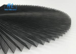 China 2.2M * 25M Pleated Mesh Folding Window Screen For Sliding Window In Grey wholesale