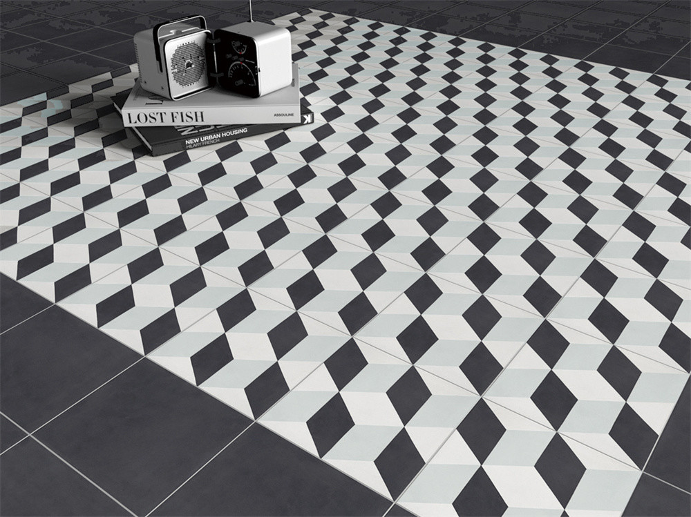 Scratch-Resistant 200x200mm Wall And Floor Tiles For Living Room And Non-Slip Ceramic Rustic Tiles For project