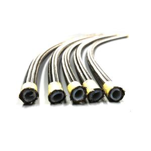 China DN6 Steel AISI 304 Smooth PTFE Braided Hose , PTFE Hose For Automobiles on sale