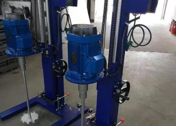 Mechanical Lifting Paint Dispersion Machine , 100l Automatic Paint Mixing