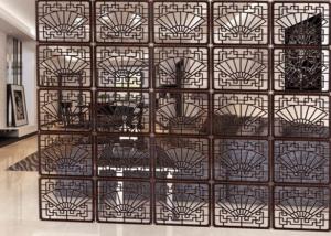 China Windproof Decorative Metal Screen Panels For Living Rooms / Halls / Offices on sale