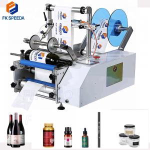 China 2022 Roll Sticker Label Applicator for Semi Automatic Round Bottle Labeling Machine wholesale