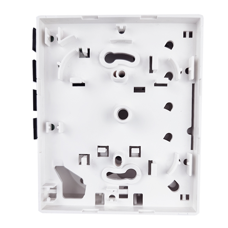 4 Cores Plastic Fiber Optic Faceplate Socket Panel SC Connector For FTTX Indoor 5