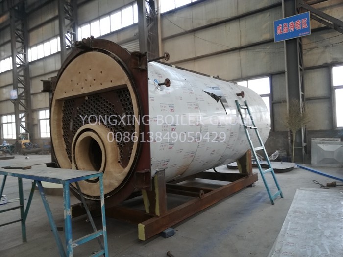 Quick Heating Natural Gas Hot Water Boiler , Gas Hot Water Furnace 5.6MW