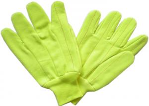 China Colorful Warm Fleece Gardening Working Gloves With Knit Wrist For Winter Use on sale