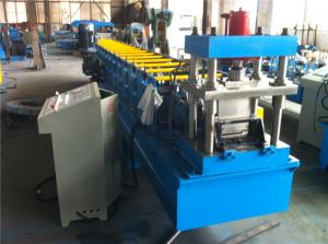 China Large 7.5KW Decoiler Door Frame Forming Machine 1.2mm Thickness wholesale