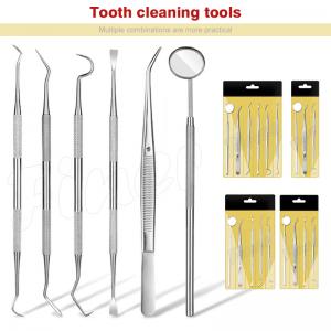 China 6pcs Orthodontic Dental Instruments Teeth Cleaning Oral Care Dental Tools Kit wholesale