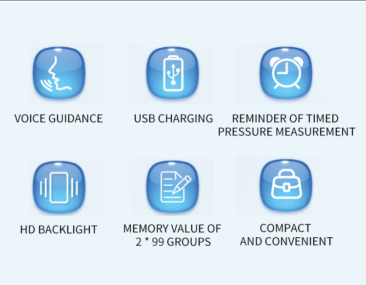Blood Pressure Digital Monitor With LED display easy handling