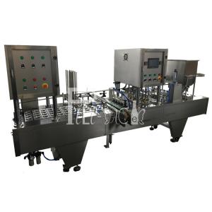 China 8 Lines Automatic Cup Washing Filling Sealing Machine Sealing Packaging Plant Device wholesale