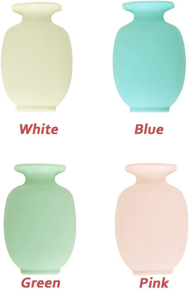 Removable Electronics Silicone Case Flower Vase Detachable Wall Mounted